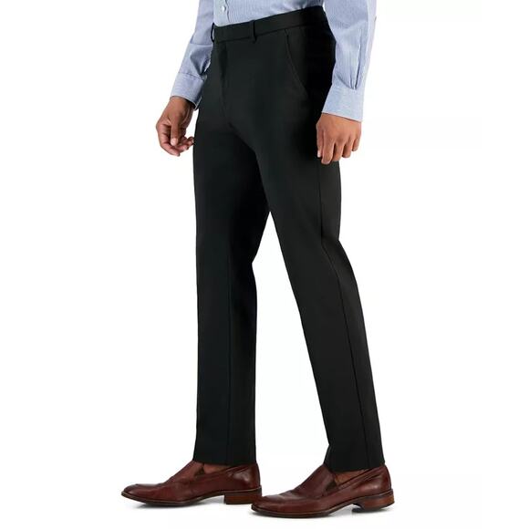 Tommy Hilfiger Men's Dark Olive Stretch Modern TH Flex Dress Pants Size 33x32 - Picture 4 of 5